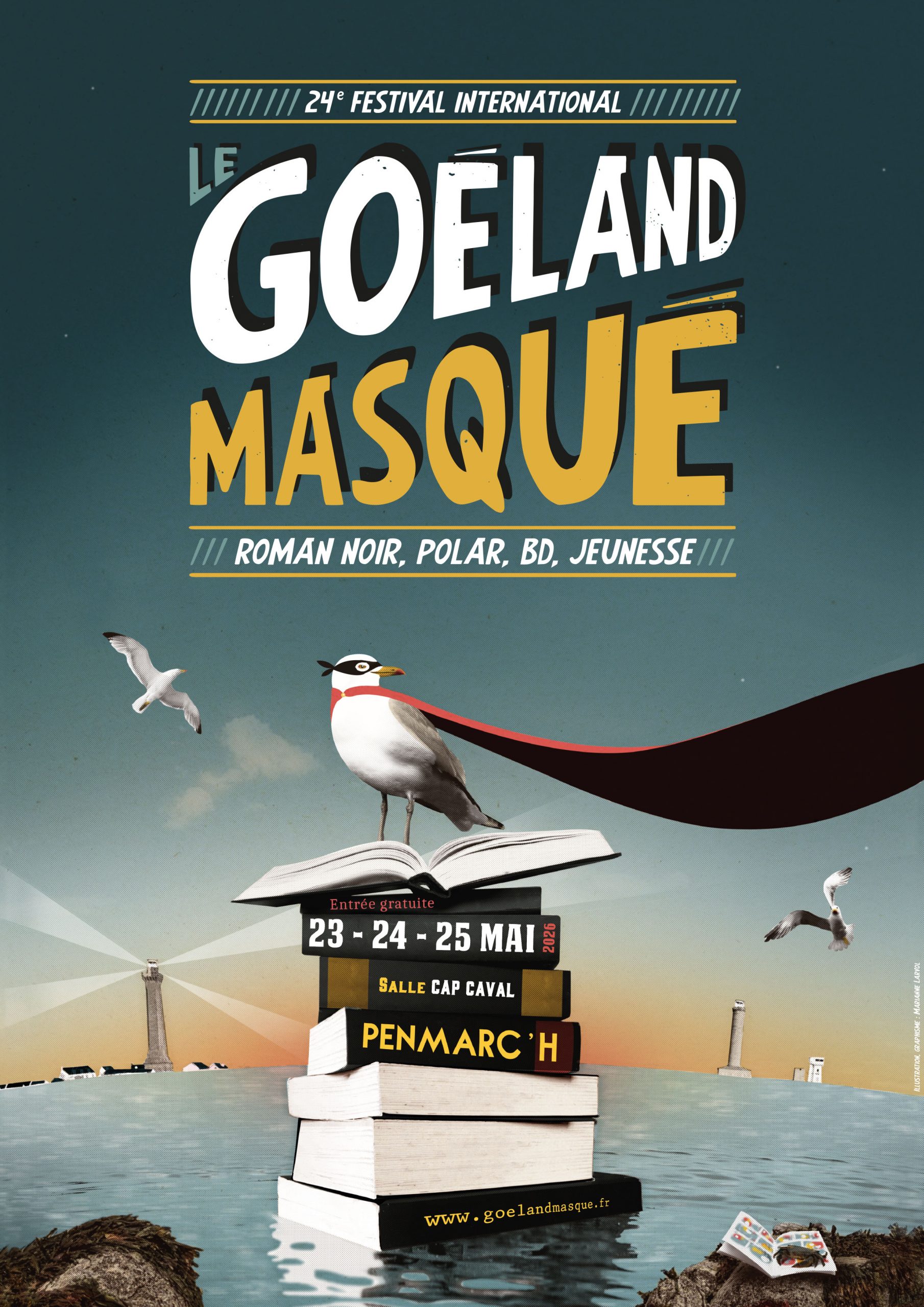 L’affiche 2026 du Goéland Masqué est dévoilée